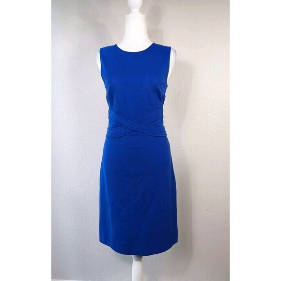 Diane von Furstenberg Evita Royal Blue Dress Size 2 - Picture 2 of 8